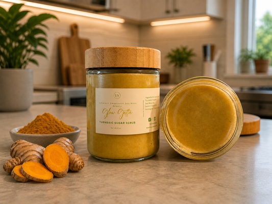 Glow Getta Turmeric Sugar Scrub - Brightening Exfoliating Scrub