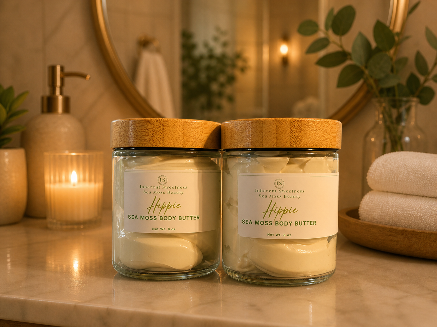 Hippie Sea Moss Body Butter - Earthy Natural Moisturizer